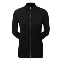 FootJoy Drirelease Full-Zip Lined damski sweter, czarny