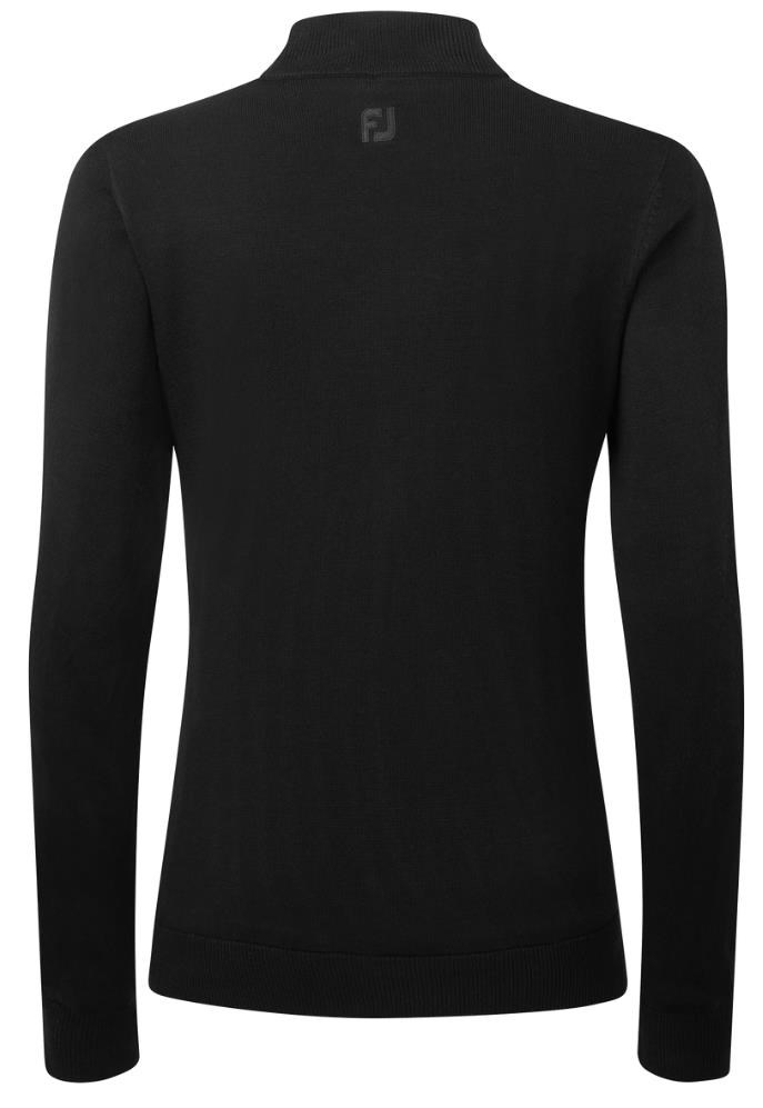 FootJoy Drirelease Full-Zip Lined damski sweter, czarny
