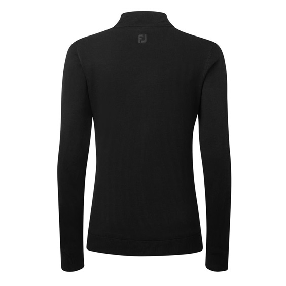 FootJoy Drirelease Full-Zip Lined damski sweter, czarny