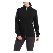 FootJoy Drirelease Full-Zip Lined damski sweter, czarny