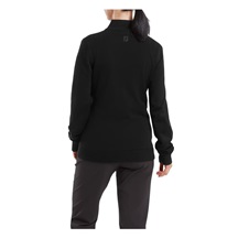 FootJoy Drirelease Full-Zip Lined damski sweter, czarny