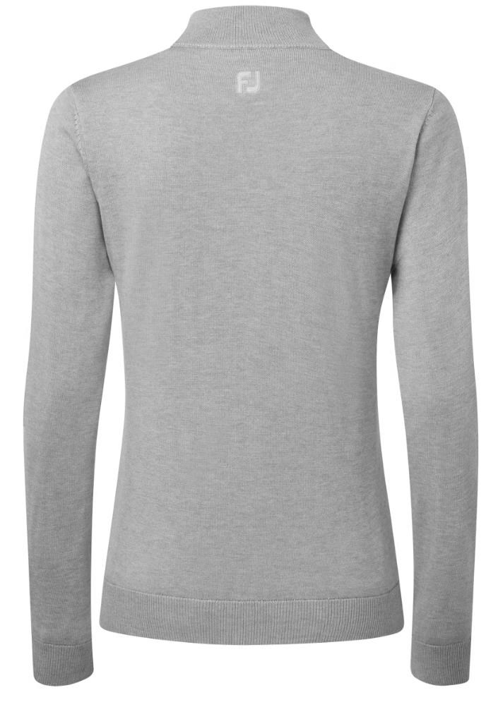 FootJoy Drirelease Full-Zip Lined damski sweter, szary
