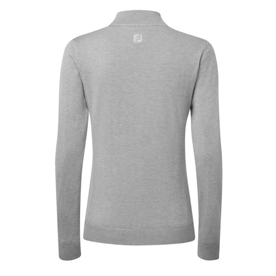 FootJoy Drirelease Full-Zip Lined damski sweter, szary