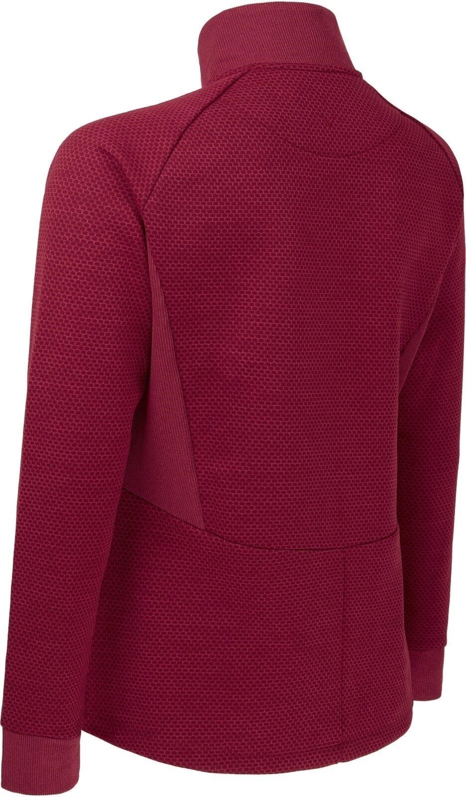 Callaway Full Zip Hexagon kurtka damska, persian red heather