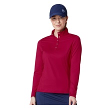 Callaway Thermal Longsleeve Fleece Back Jersey damska koszulka, persian red