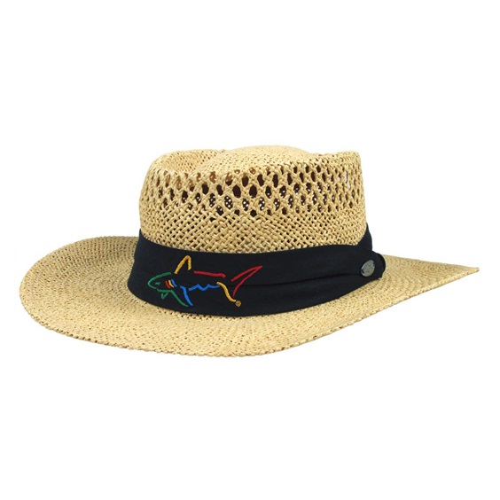 Greg Norman Signature Straw kapelusz, natural