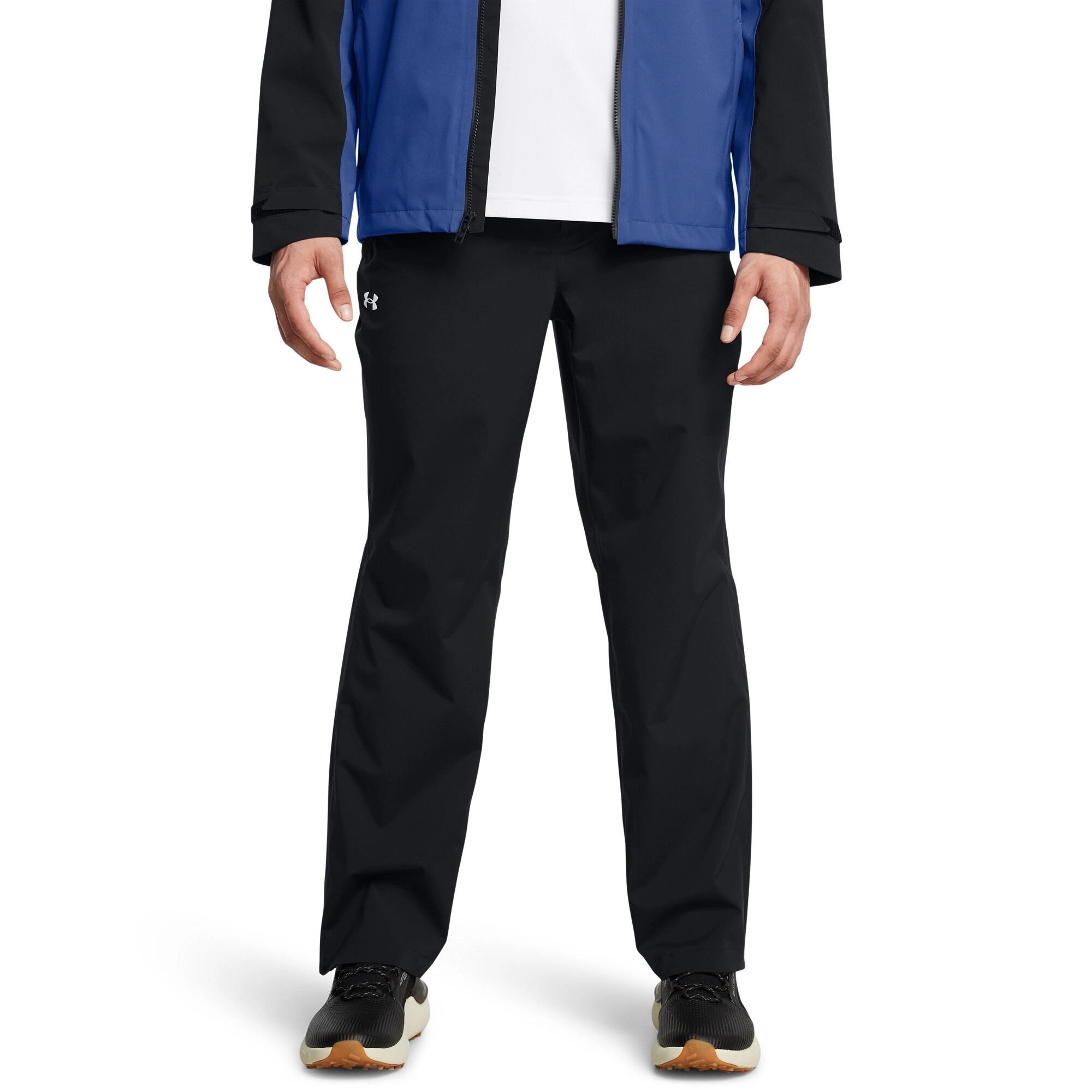 Under Armour Drive Rain męskie spodnie przeciwdeszczowe, czarne