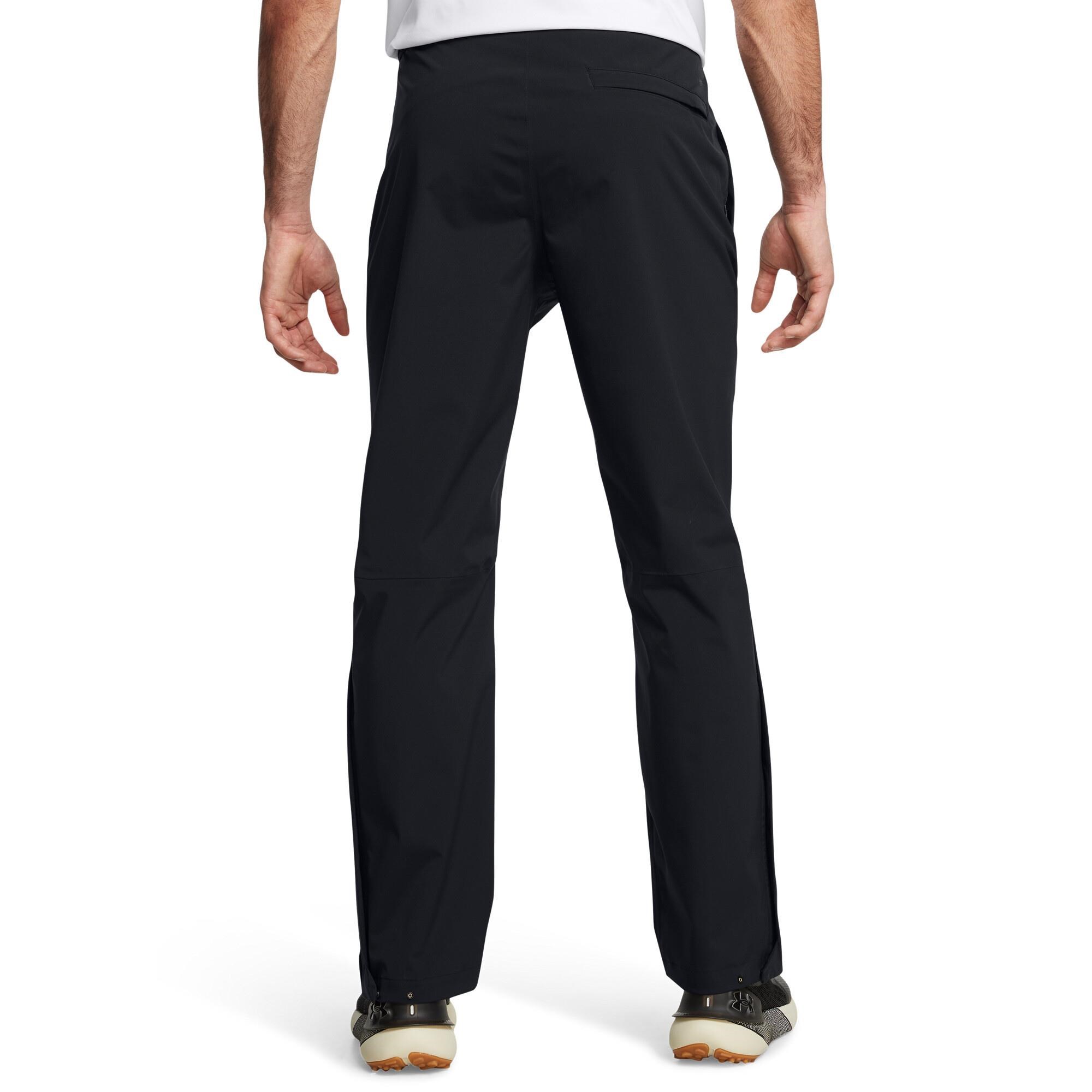 Under Armour Drive Rain męskie spodnie przeciwdeszczowe, czarne