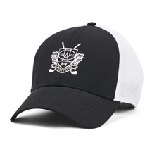 Under Armour Iso-Chill Driver Mesh męska czapka z daszkiem, czarno/biała