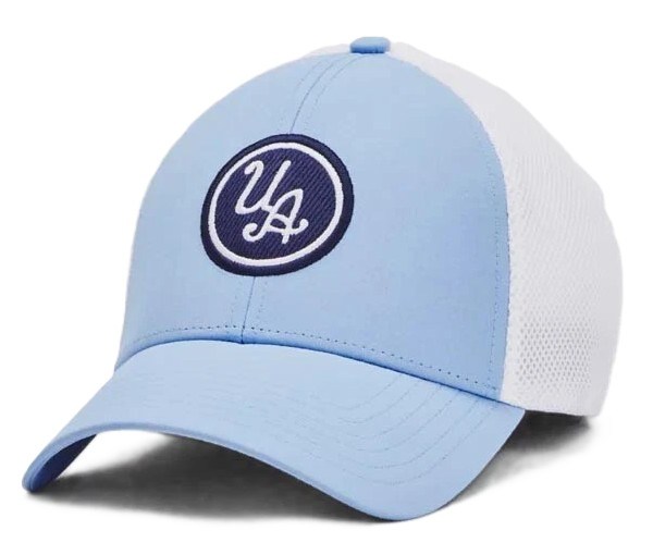 Under Armour Iso-Chill Driver Mesh męska czapka z daszkiem, biało/niebieska