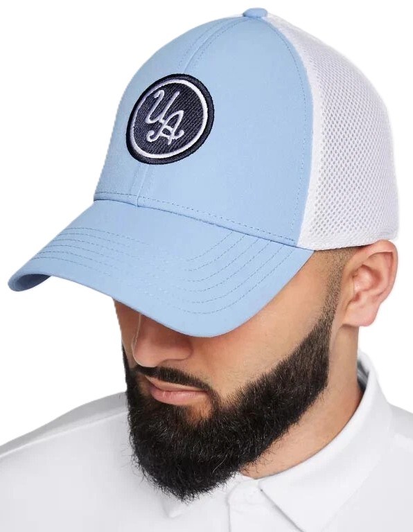 Under Armour Iso-Chill Driver Mesh męska czapka z daszkiem, biało/niebieska
