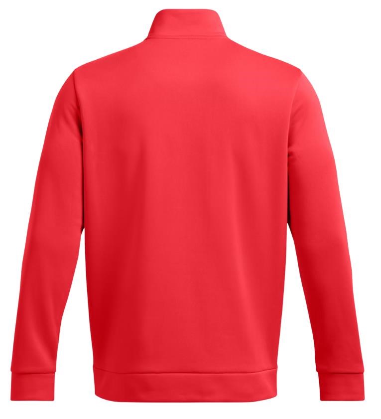 Under Armour Fleece 1/4 zip męska bluza, czerwona