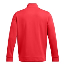 Under Armour Fleece 1/4 zip męska bluza, czerwona