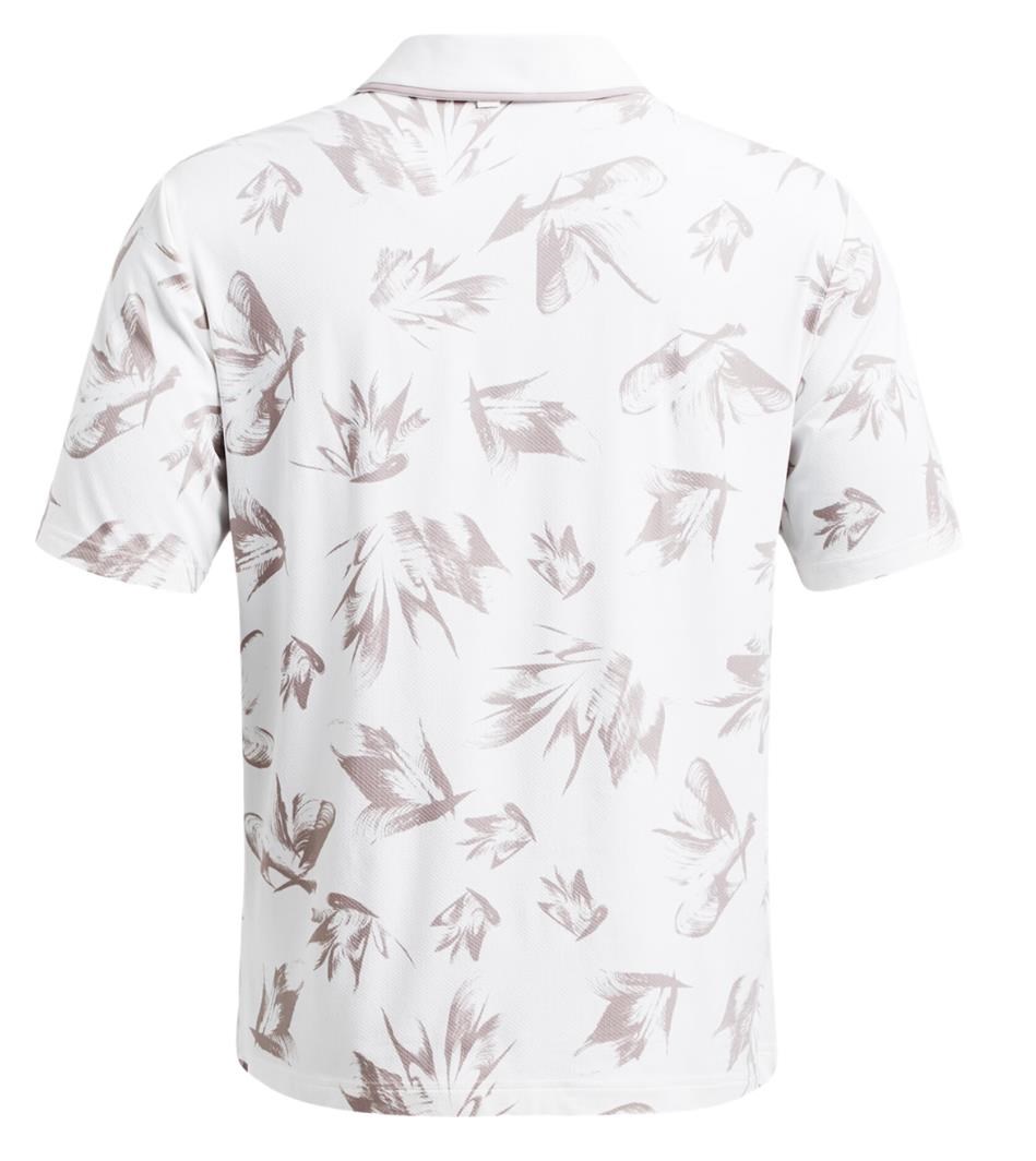 Under Armour Iso-Chill Edge męskie polo, white/tetra gray