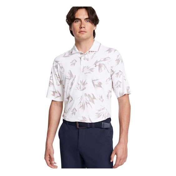 Under Armour Iso-Chill Edge męskie polo, white/tetra gray