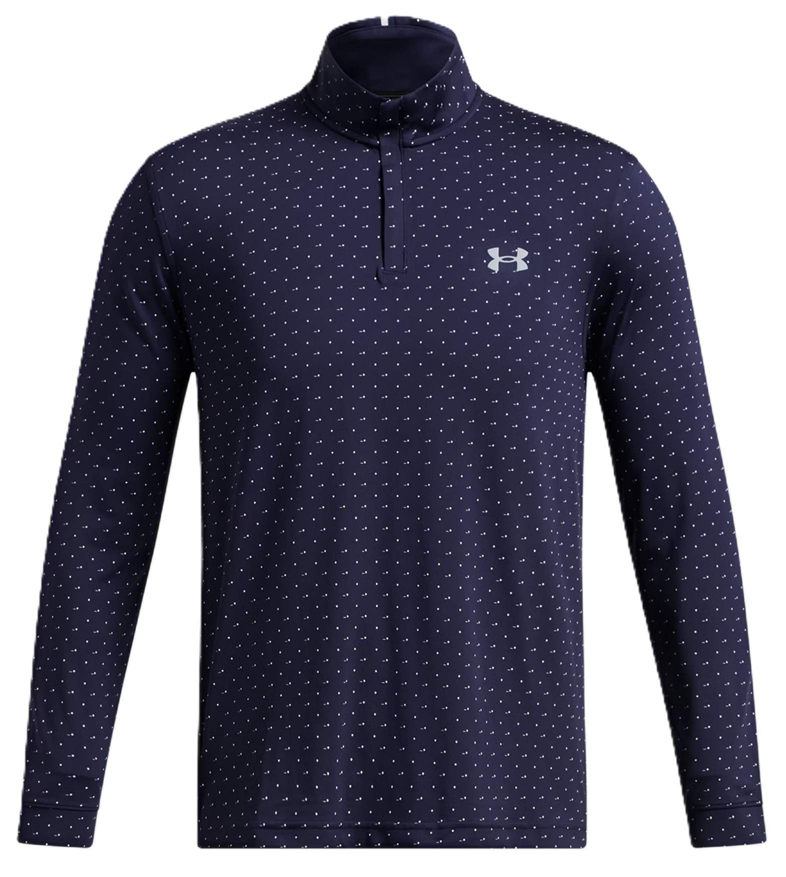 Under Armour Playoff Printed 1/4 Zip męska bluza, granatowo/biała