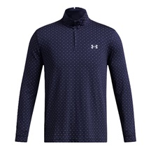 Under Armour Playoff Printed 1/4 Zip męska bluza, granatowo/biała