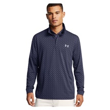 Under Armour Playoff Printed 1/4 Zip męska bluza, granatowo/biała
