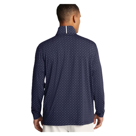 Under Armour Playoff Printed 1/4 Zip męska bluza, granatowo/biała