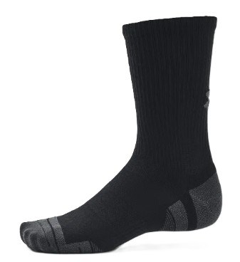 Under Armour Performance Tech Crew unisex skarpetki, czarne