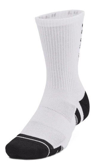 Under Armour Perf Tech Crew unisex skarpetki, 3pary, białe