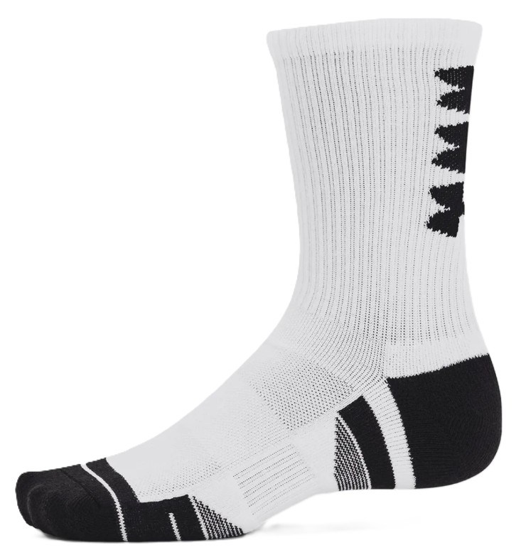 Under Armour Perf Tech Crew unisex skarpetki, 3pary, białe