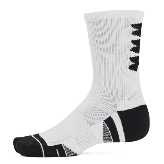Under Armour Perf Tech Crew unisex skarpetki, 3pary, białe