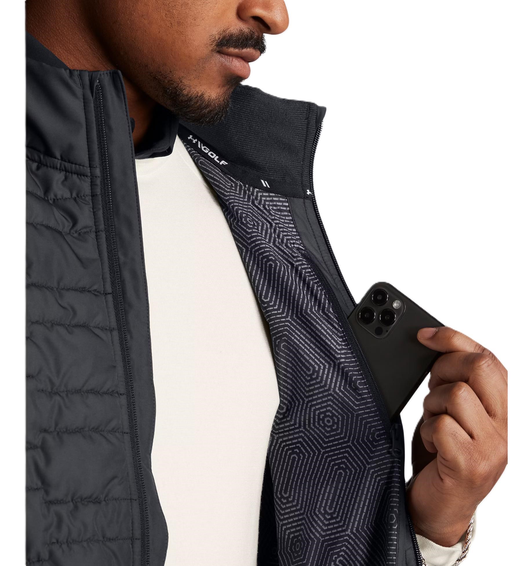 Under Armour Drive Pro Insulated męska kamizelka, czarna