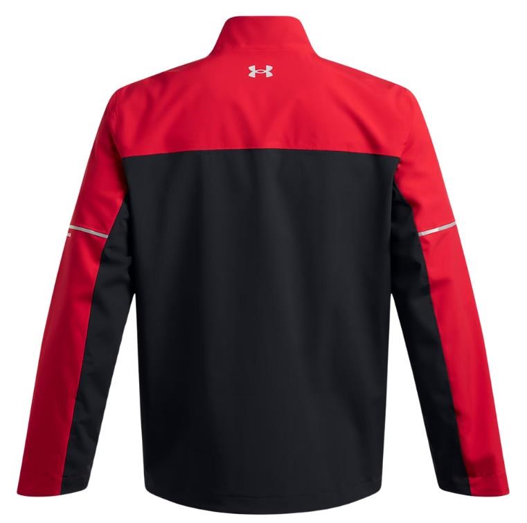 Under Armour Drive Rain męska kurtka wodoodporna, czarwono/czarna