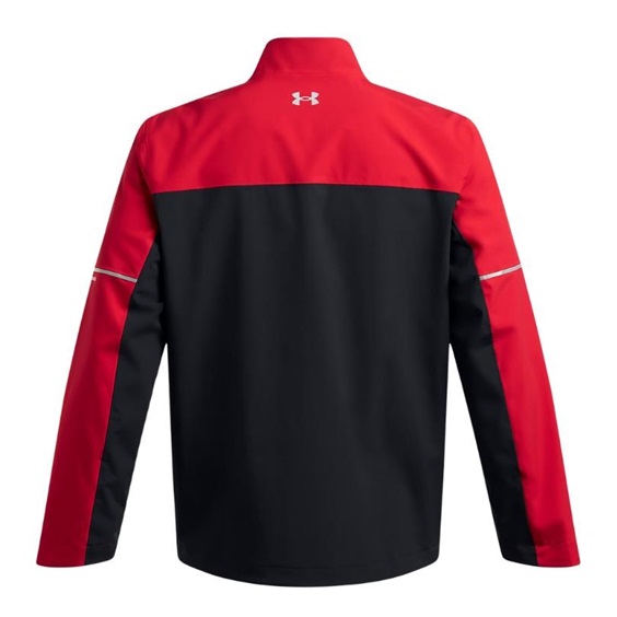Under Armour Drive Rain męska kurtka wodoodporna, czarwono/czarna