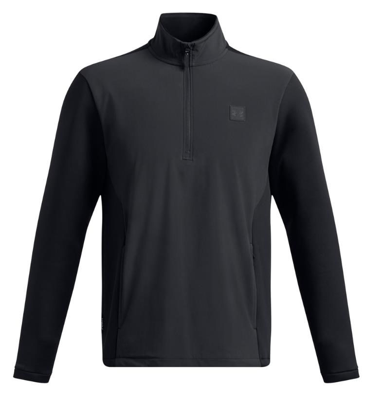 Under Armour Drive Pro Storm Hybrid 1/2-Zip męska bluza, szaro/czarna