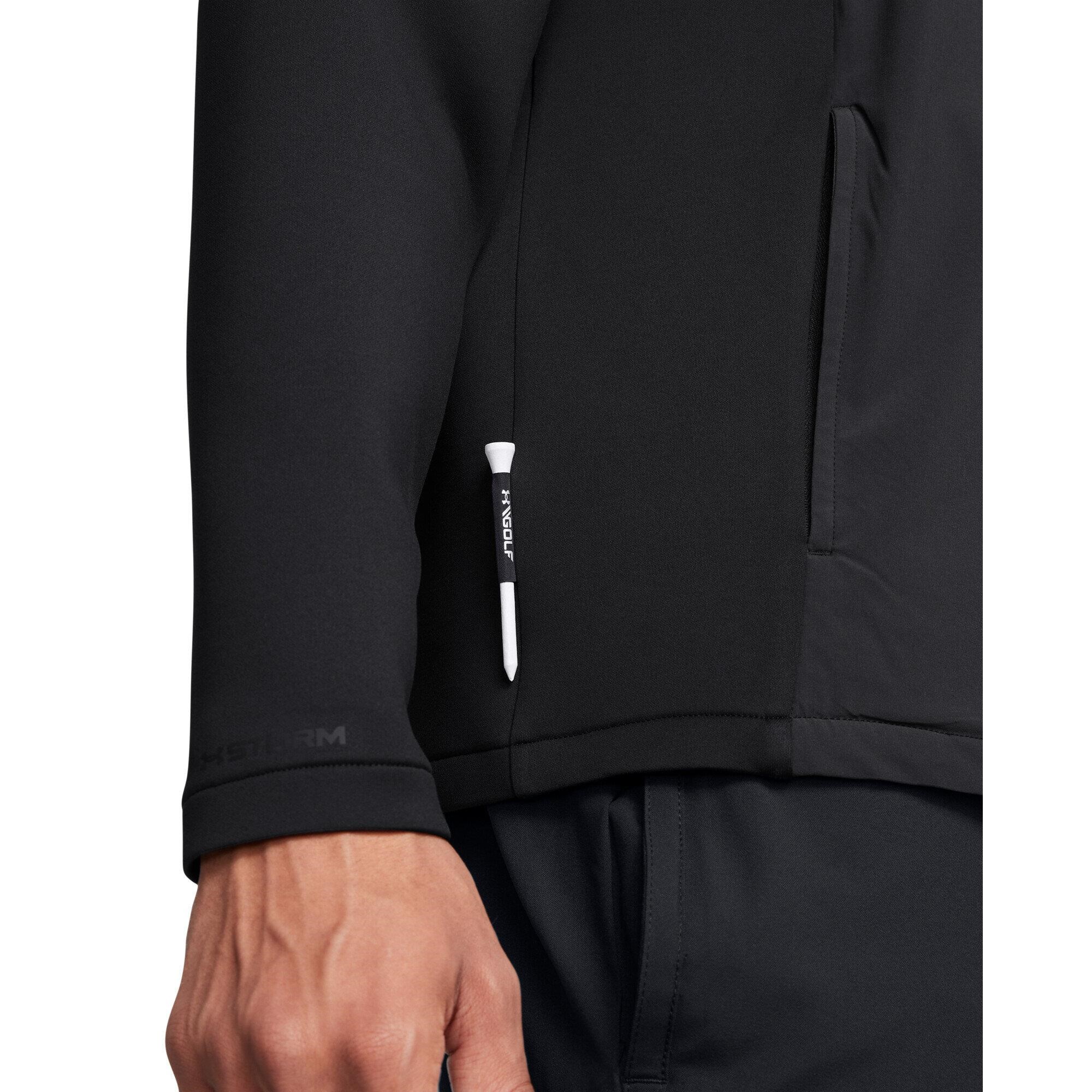 Under Armour Drive Pro Storm Hybrid 1/2-Zip męska bluza, szaro/czarna