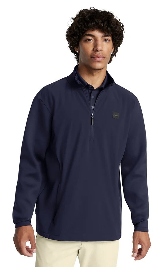 Under Armour Drive Pro Storm Hybrid 1/2-Zip męska bluza, granatowa
