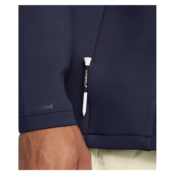 Under Armour Drive Pro Storm Hybrid 1/2-Zip męska bluza, granatowa