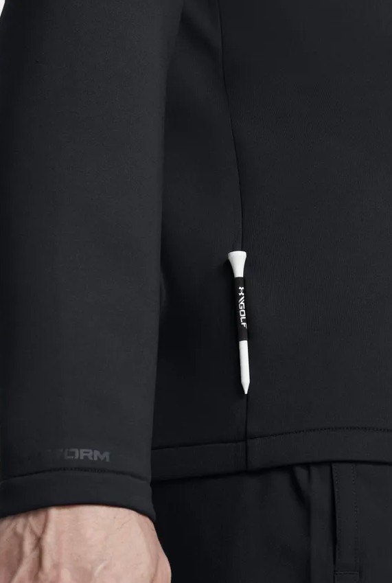 Under Armour Drive Pro Storm Hybrid 1/2-Zip męska bluza, czarno/granatowa