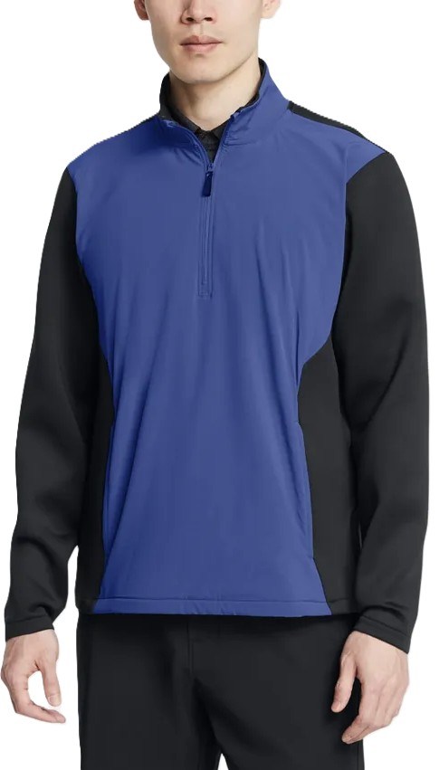 Under Armour Drive Pro Storm Hybrid 1/2-Zip męska bluza, czarno/granatowa