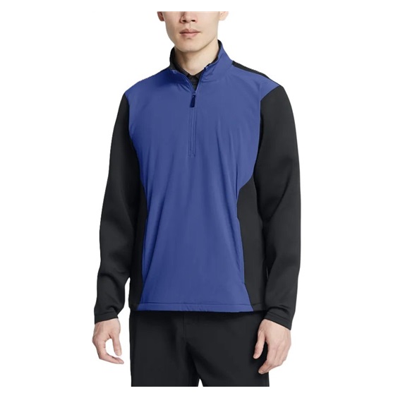 Under Armour Drive Pro Storm Hybrid 1/2-Zip męska bluza, czarno/granatowa