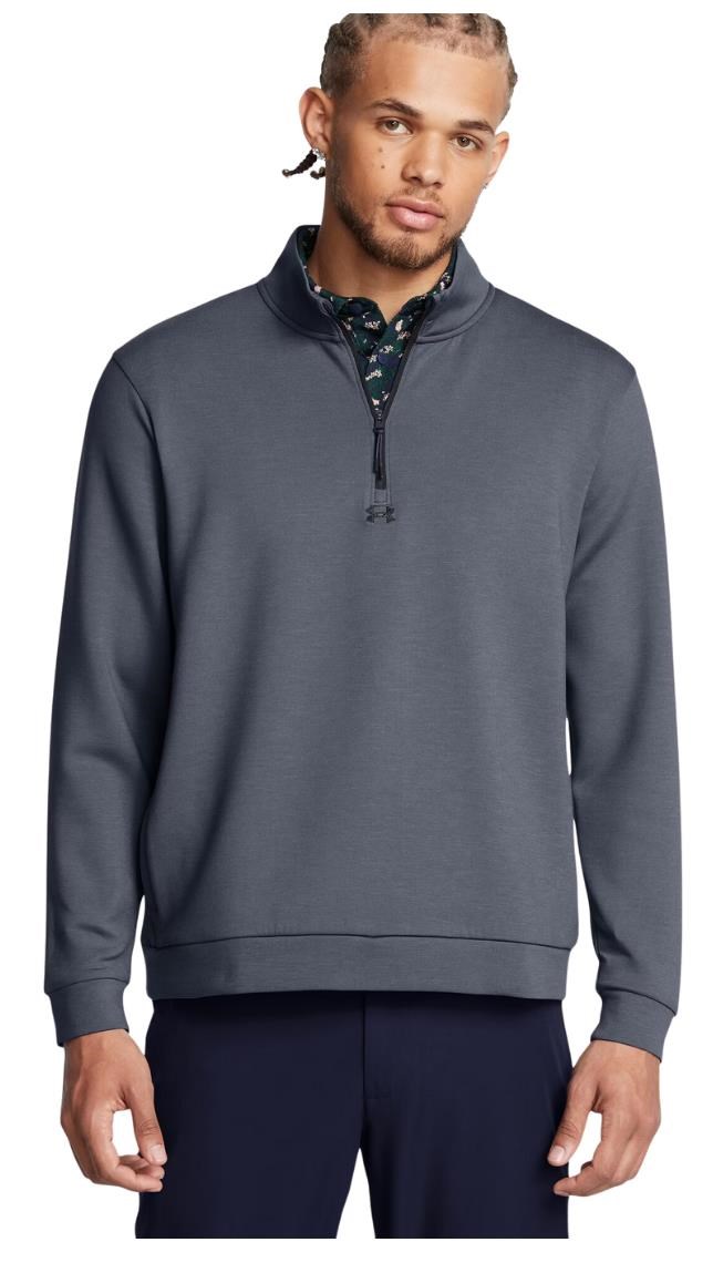 Under Armour Drive Midlayer męski sweter, downpour gray/gravel/black