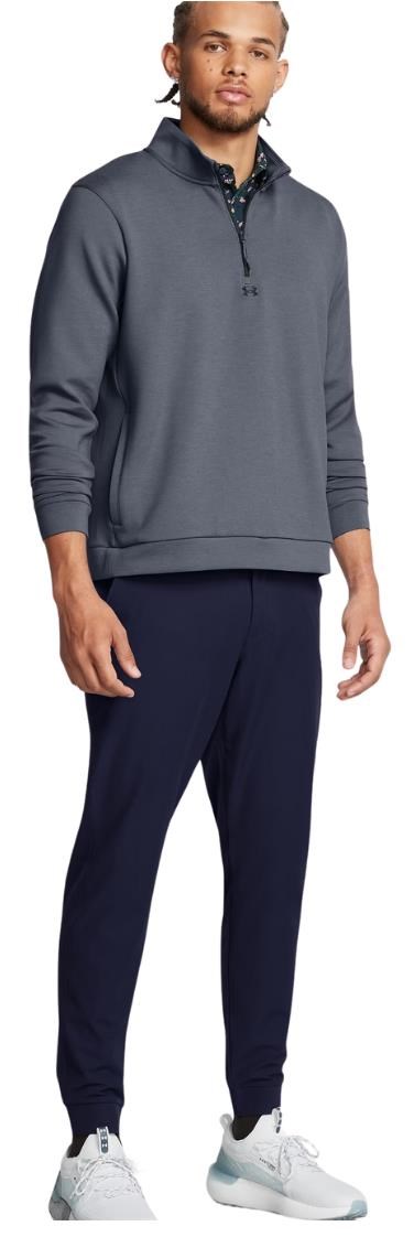 Under Armour Drive Midlayer męski sweter, downpour gray/gravel/black