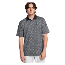 Under Armour Playoff 3.0 Check Jaquard męskie polo, czarno/białe