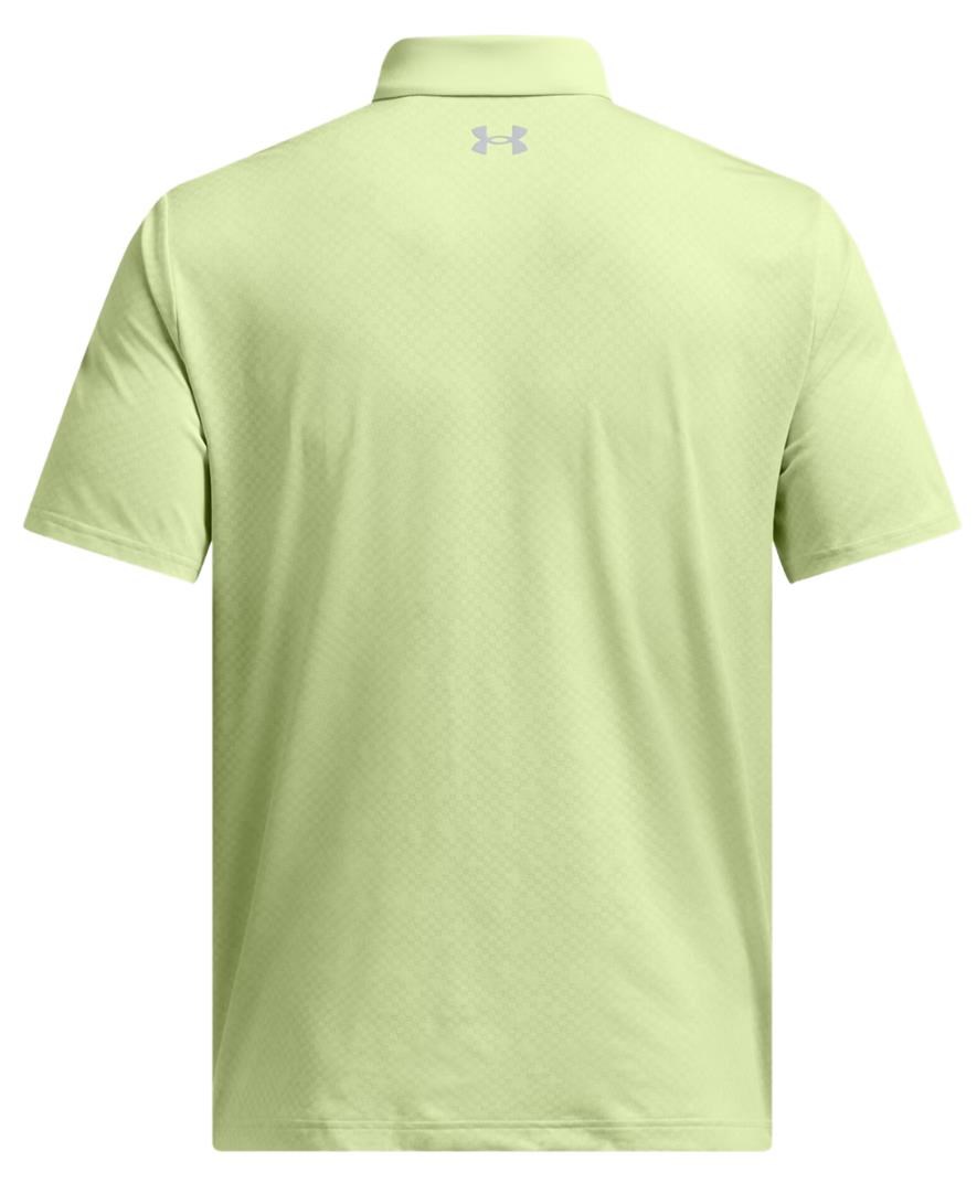 Under Armour Playoff 3.0 Check Jaquard męskie polo, jasnozielone