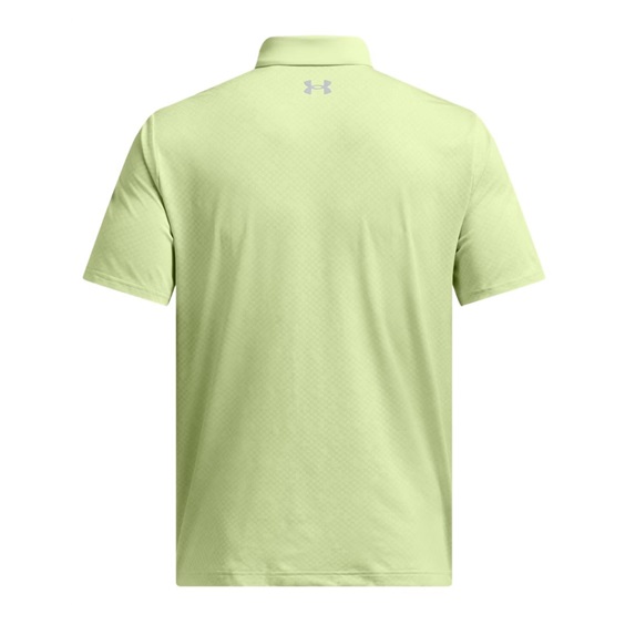 Under Armour Playoff 3.0 Check Jaquard męskie polo, jasnozielone