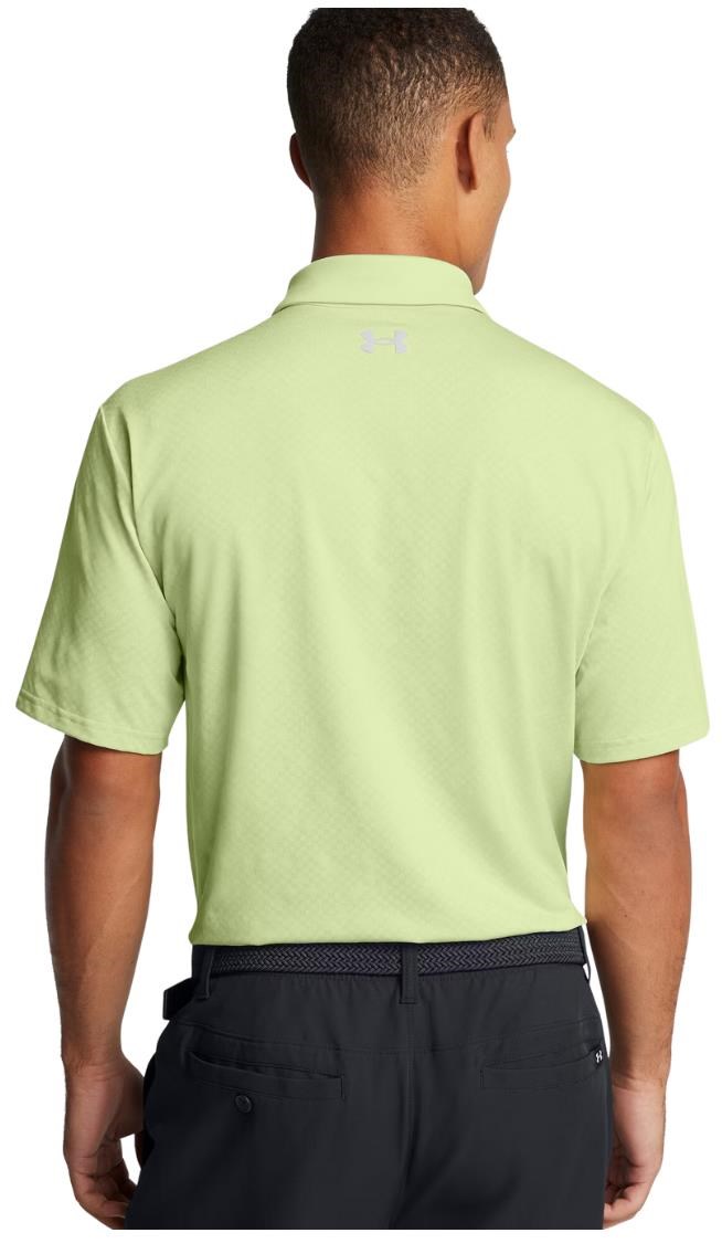 Under Armour Playoff 3.0 Check Jaquard męskie polo, jasnozielone