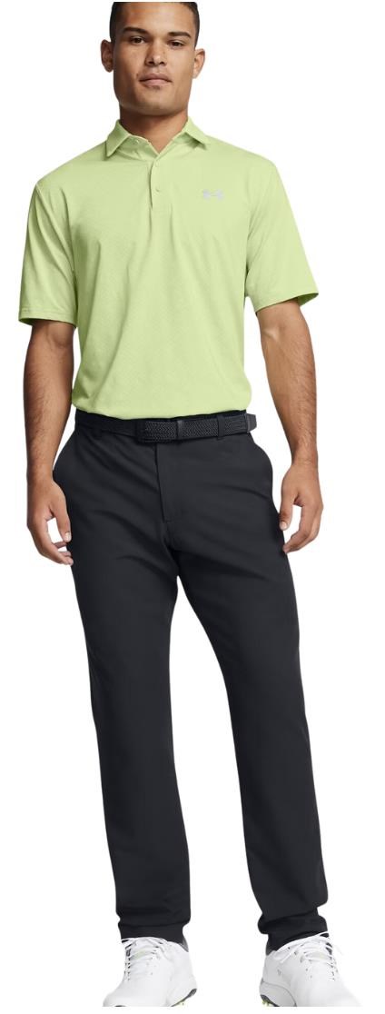 Under Armour Playoff 3.0 Check Jaquard męskie polo, jasnozielone