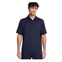 Under Armour Playoff 3.0 Check Jaquard męskie polo, midnight navy