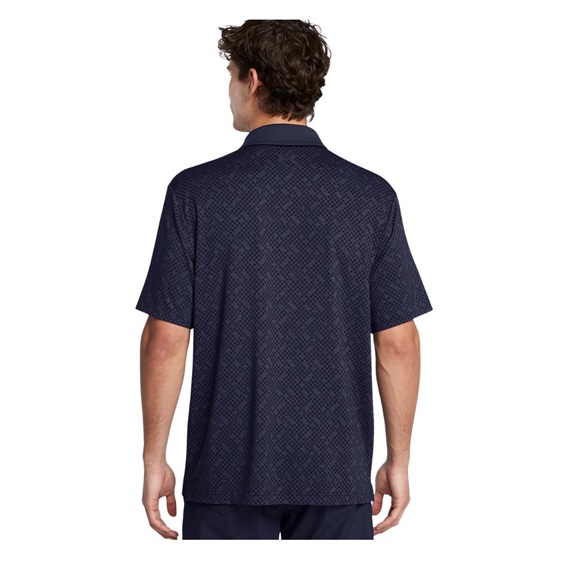 Under Armour Playoff 3.0 Check Jaquard męskie polo, midnight navy