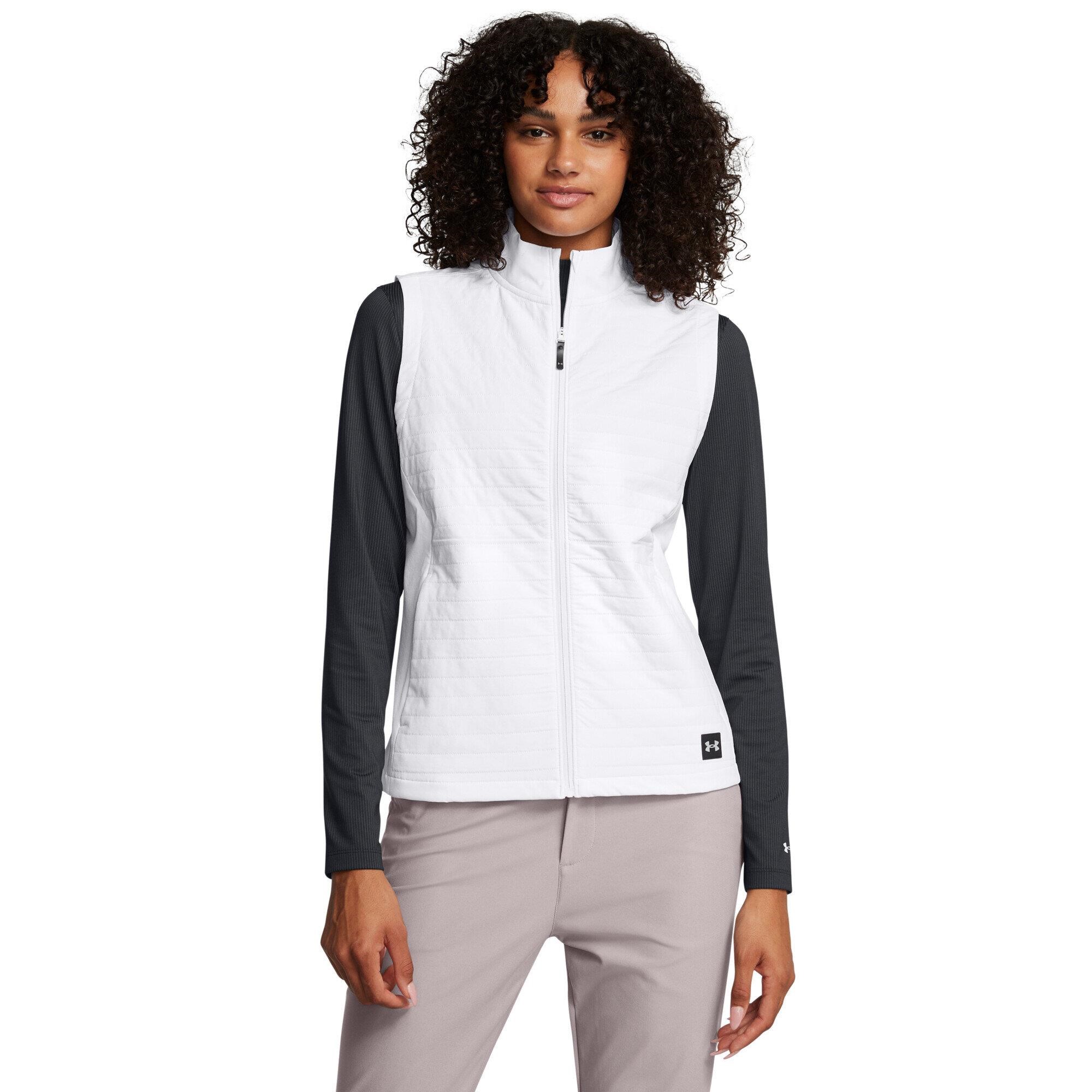 Under Armour Drive Pro Storm Lightweight damska kamizelka, biała
