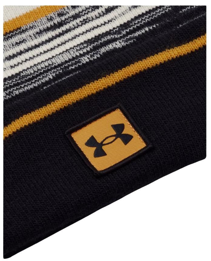 Under Armour Halftime Pom Beanie czapka zimowa, summit white/golden yellow