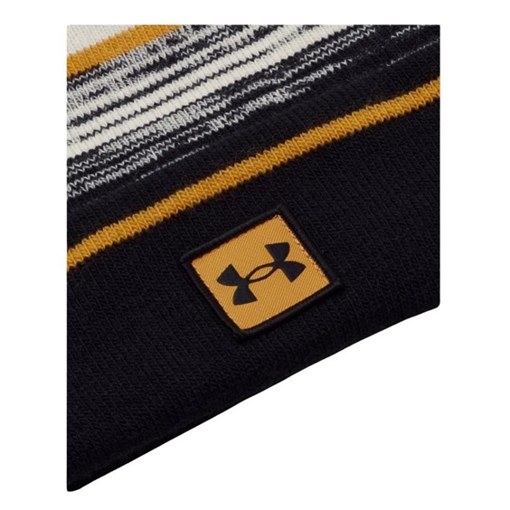 Under Armour Halftime Pom Beanie czapka zimowa, summit white/golden yellow