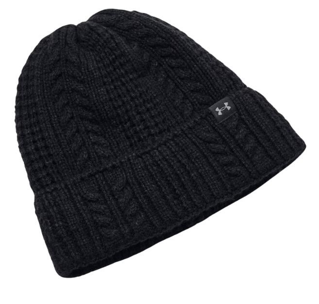 Under Armour Halftime Cable Knit czapka zimowa, czarna